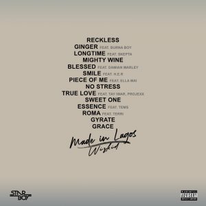 Tracklist de l'album "Made In Lagos" 